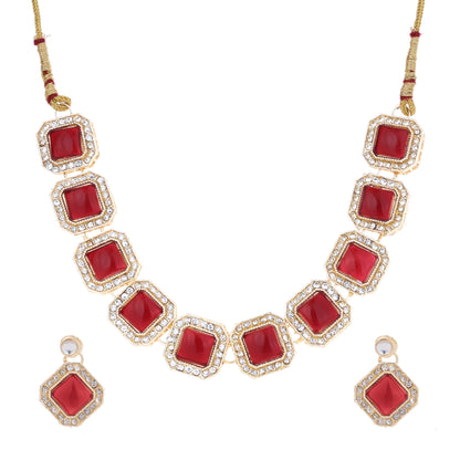 Kundan necklace jewelry set for women