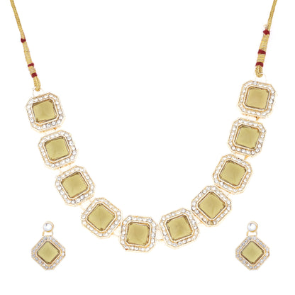 Kundan necklace jewelry set for women