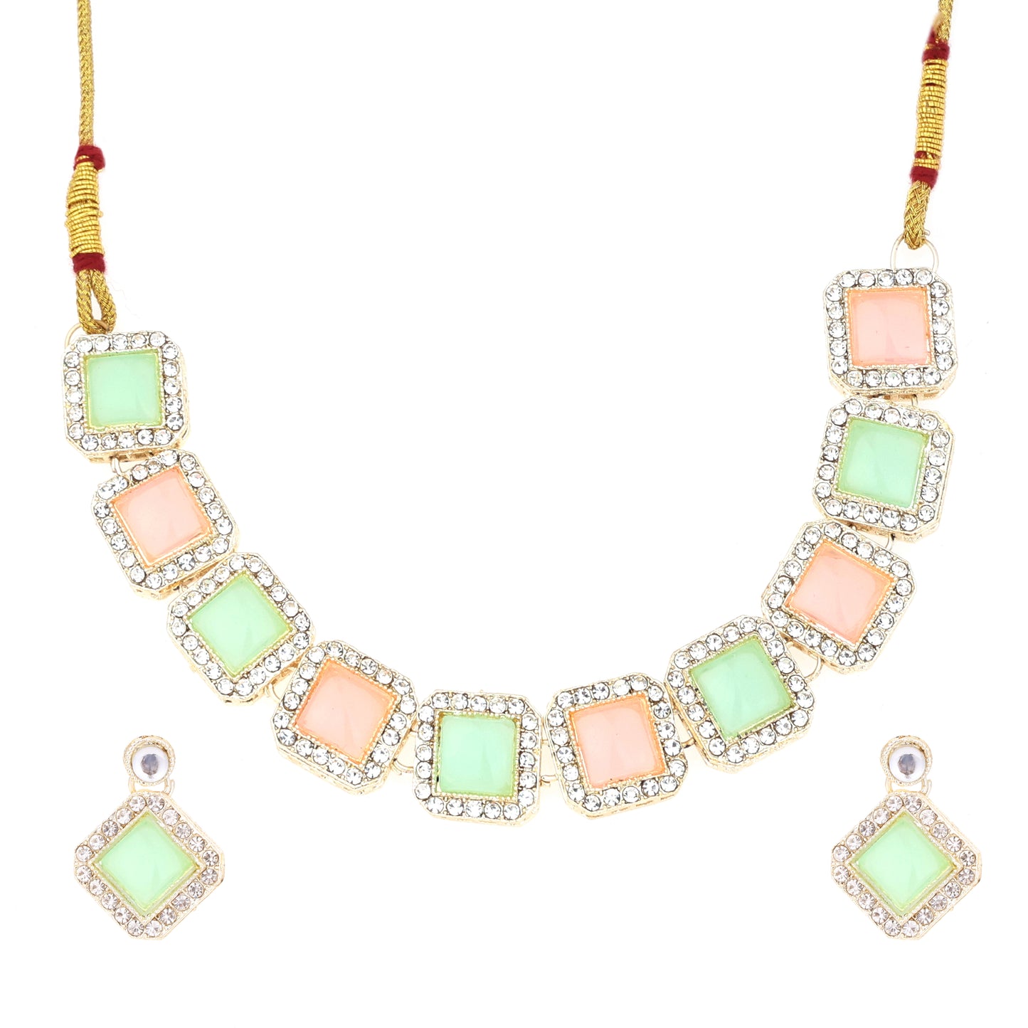 Kundan necklace jewelry set for women