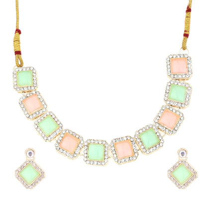 Kundan necklace jewelry set for women