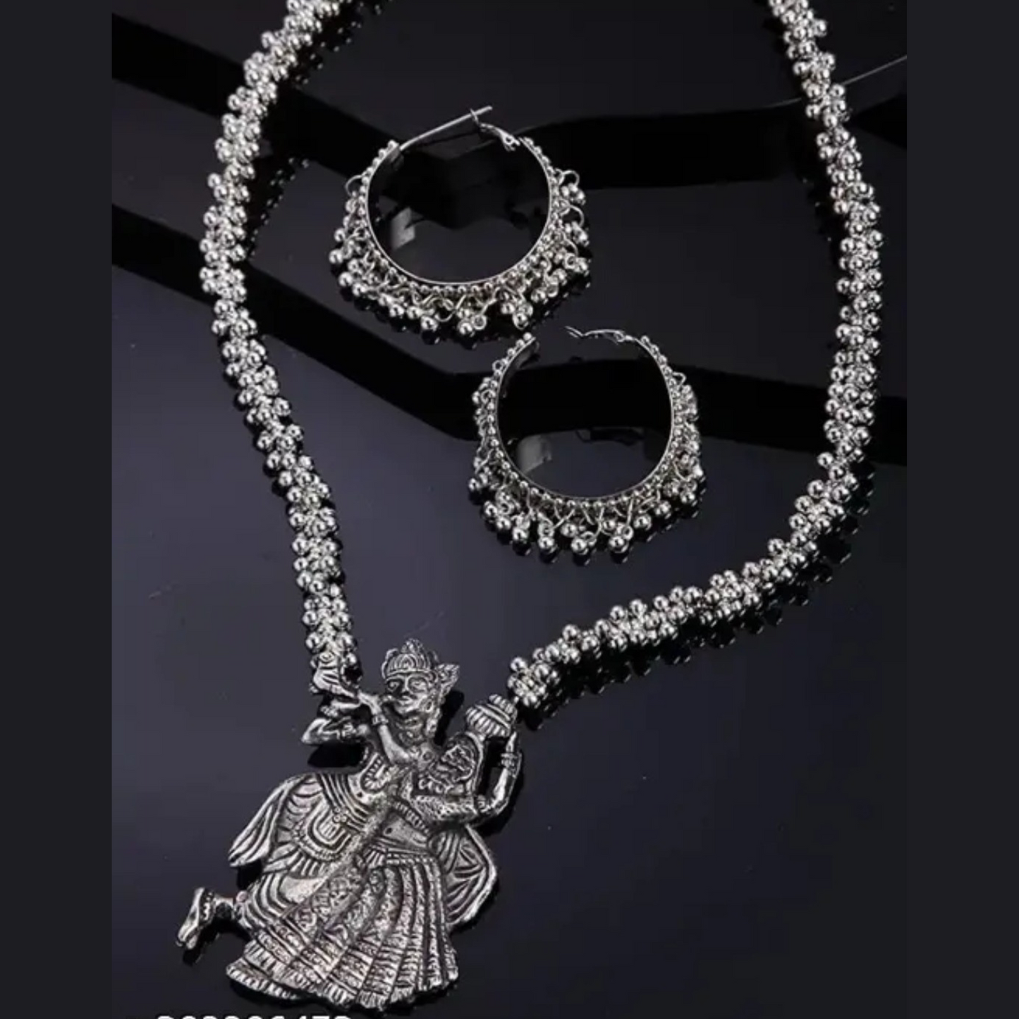 Mad Over Fashion Krishna Flute Necklace Set