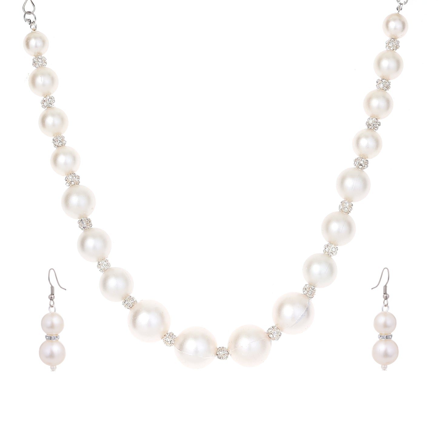 Elegant Pearl Beaded Statement Necklace for Women | Party Wear & Wedding Jewelry