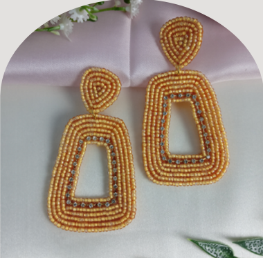 Handmade Beaded Earrings Seed Bead Earring