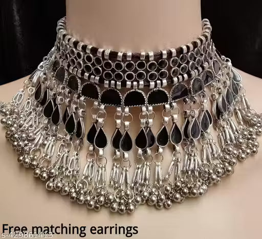 Black Oxidized Jewellery Set