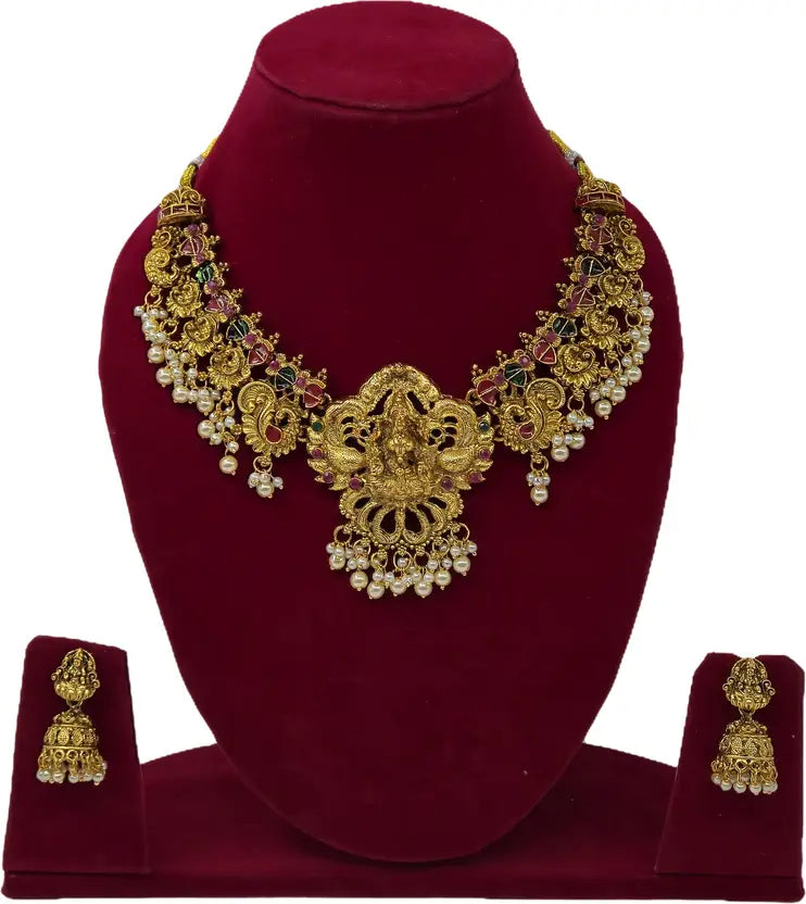 Alloy Gold-plated Gold Jewel Set  (Pack of 3)