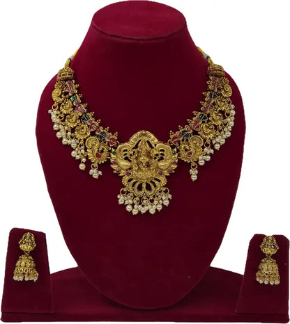 Alloy Gold-plated Gold Jewel Set  (Pack of 3)