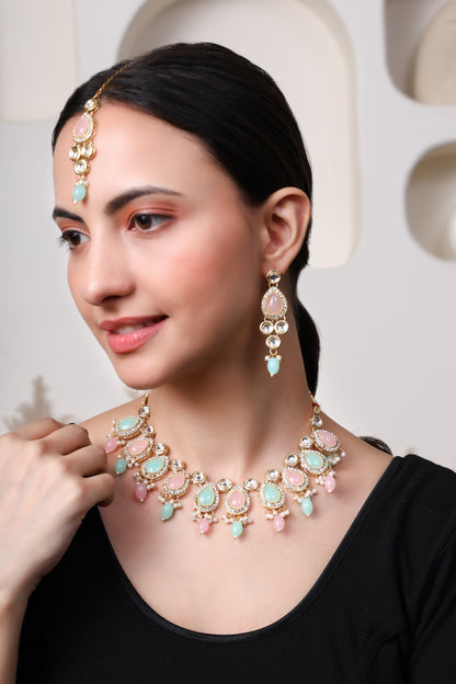 Cubic Zirconia/American Diamond Jewellery Set