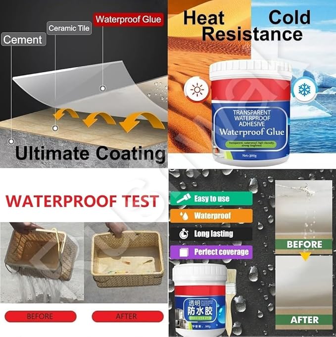 💧Transparent Waterproof Glue Plus Brush - Up to 50% Off Today🔥