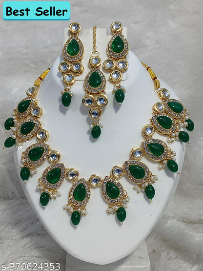 Cubic Zirconia/American Diamond Jewellery Set