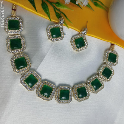 Kundan necklace jewelry set for women