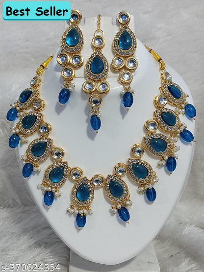 Cubic Zirconia/American Diamond Jewellery Set