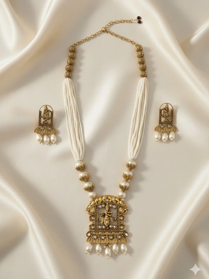 Brass Golden Imitation Temple Jewellery