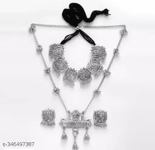 Silwar necklece With LOTES necklece Jewellery Set For Women and Girls