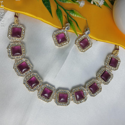 Kundan necklace jewelry set for women