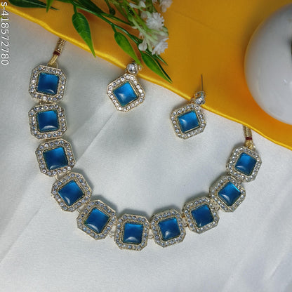 Kundan necklace jewelry set for women